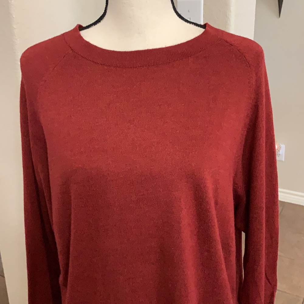 Loft solid red sweater - Picture 5 of 17